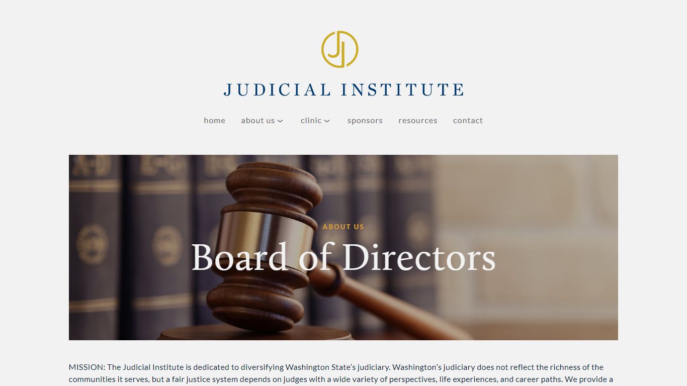 About us — The Judicial Institute